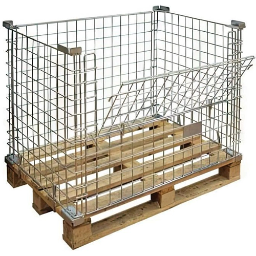 Паллетное ограждение стандартное 1200х800х800мм, штаб., яч. 65х65мм,о. | Smep