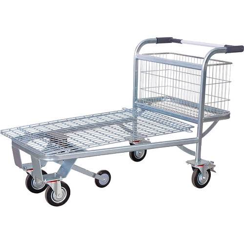 Тележка грузовая со складной верхней полкой 500 кг | Smep